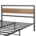 Artiss QUEEN Bed Frame Metal Base Black Mattress Platform