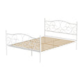 Artiss DOUBLE Metal Bed Frame Grey GROA