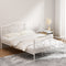 Artiss DOUBLE Metal Bed Frame Grey GROA