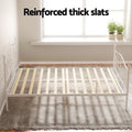 Artiss DOUBLE Metal Bed Frame Grey GROA