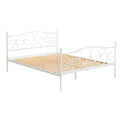 Artiss QUEEN Metal Bed Frame GROA Grey