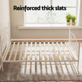 Artiss QUEEN Metal Bed Frame GROA Grey