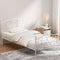 Artiss Single Metal Bed Frame Grey GROA