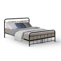 Artiss Metal Bed Frame LEO DOUBLE Black