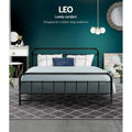 Artiss Metal Bed Frame QUEEN Black LEO