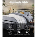 Artiss Metal Bed Frame QUEEN Black LEO