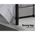 Artiss Metal Bed Frame QUEEN Black LEO