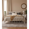 Artiss LEO QUEEN Metal Bed Frame White