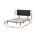 Artiss DOUBLE Bed Frame Metal Platform Base NOE