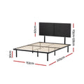 Artiss QUEEN Bed Frame Metal Platform Base