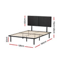 Artiss DOUBLE Bed Frame Metal Platform Base Slat