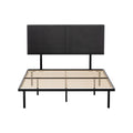 Artiss QUEEN Bed Frame Metal Soild Platform Base Black