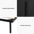 Artiss QUEEN Bed Frame Metal Soild Platform Base Black
