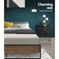 Artiss Oslo Metal Bed Frame DOUBLE Base Platform
