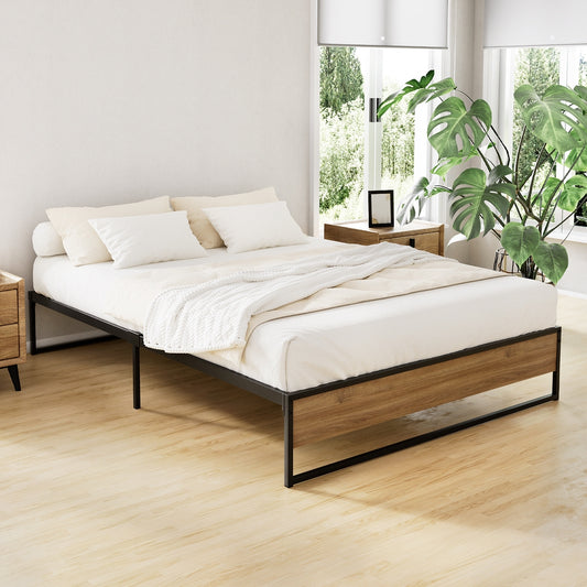 Artiss Oslo Metal Bed Frame DOUBLE Base Platform