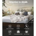 Artiss OSLO QUEEN Metal Bed Frame Base Platform Bedroom