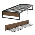 Artiss Metal Single Bed Frame 2 Drawers Storage OSLO