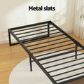 Artiss Metal Single Bed Frame 2 Drawers Storage OSLO