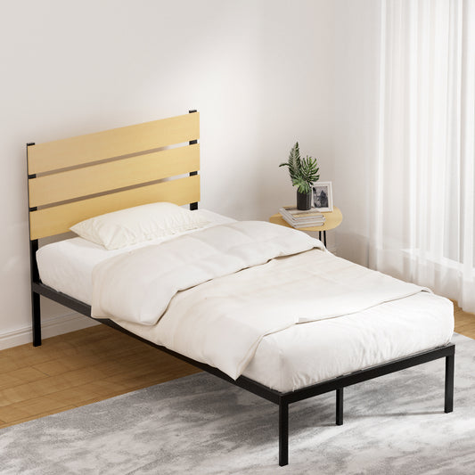 Artiss KING SINGLE Metal Bed Frame Platform Mattress Foundation