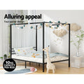 Artiss Metal Bed Frame DOUBLE Size POCHY Black