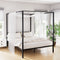 Artiss Metal Bed Frame DOUBLE Size POCHY Black
