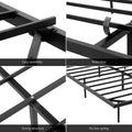 Artiss Double Bed Frame Metal LED Lights 300KG Capacity