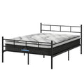 Artiss DOUBLE Metal Bed Frame SOL with Mattress