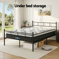 Artiss DOUBLE Metal Bed Frame SOL with Mattress
