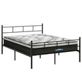 Artiss DOUBLE Metal Bed Frame SOL with Mattress
