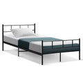 Artiss KING SINGLE Metal Bed Frame SOL