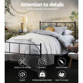 Artiss KING SINGLE Metal Bed Frame SOL