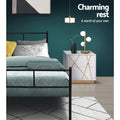 Artiss KING SINGLE Metal Bed Frame SOL