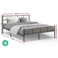 Artiss QUEEN Metal Bed Frame SOL