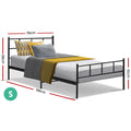 Artiss Single Metal Bed Frame SOL