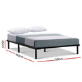 Artiss DOUBLE Bed Frame Metal TED