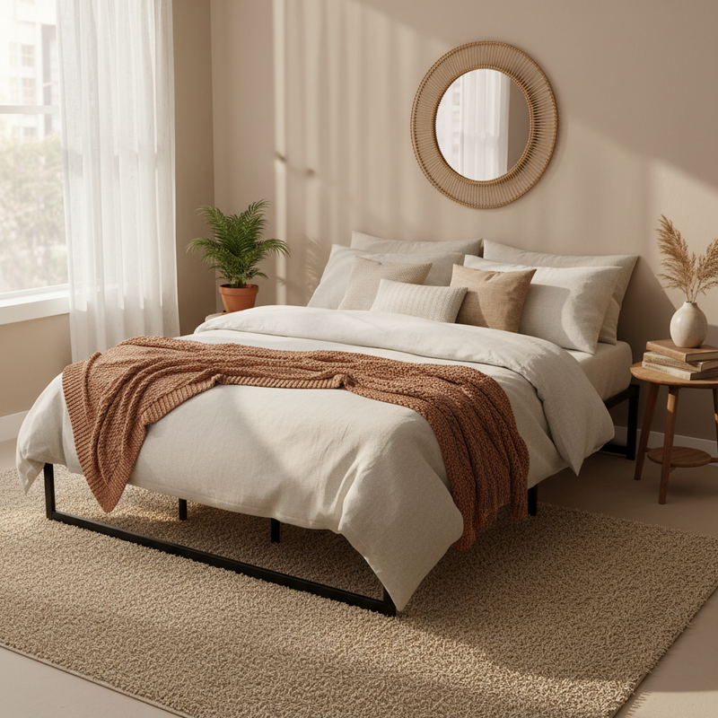Artiss TINO KING Metal Bed Frame