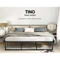 Artiss TINO KING Metal Bed Frame