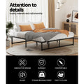Artiss TINO KING Metal Bed Frame