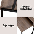 Artiss Computer Desk with Shelf Oak 100cm
