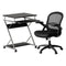 Artiss Computer Desk Office Chair Set Black Keyboard Shelf