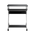 Artiss Computer Desk 60cm Keyboard Tray Shelf Black