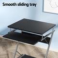 Artiss Computer Desk 60cm Keyboard Tray Shelf Black