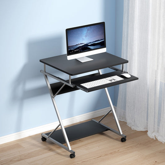 Artiss Computer Desk 60cm Keyboard Tray Shelf Black