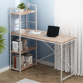 Artiss Computer Desk 120CM Oak with Shelf