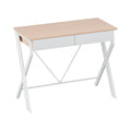 Artiss Computer Desk 100cm Drawer Oak