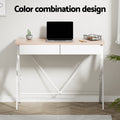 Artiss Computer Desk 100cm Drawer Oak