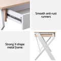 Artiss Computer Desk 100cm Drawer Oak