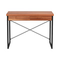Artiss Computer Desk 100CM Drawer Storage Walnut