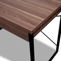 Artiss Computer Desk 100CM Drawer Storage Walnut