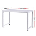 Artiss Computer Desk 120CM White Home Office Study Table